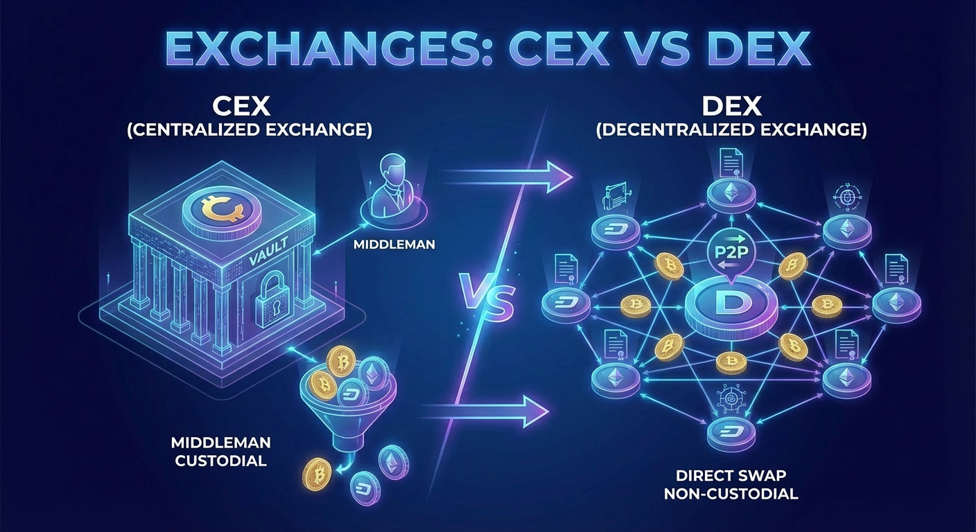 CEX vs DEX